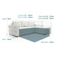 The Sleepahh® L-Shape Sofa Bed RHF